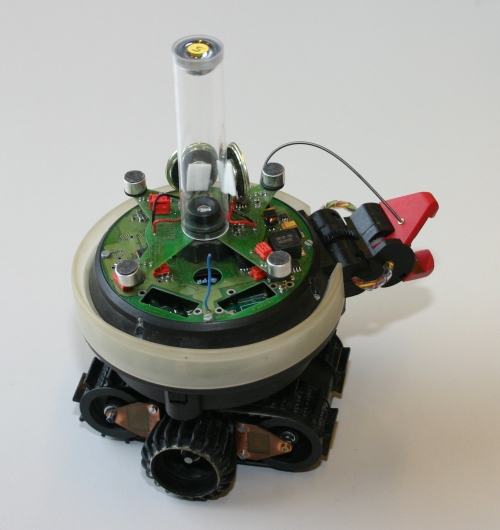 S-bot mobile robot, built for the swarm-bots project